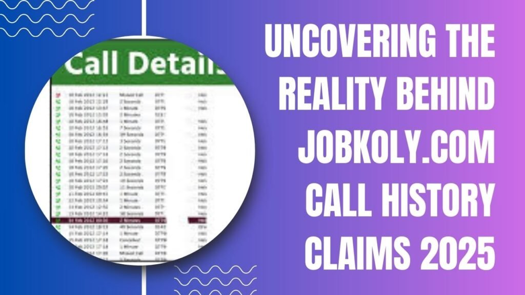 Jobkoly com call history