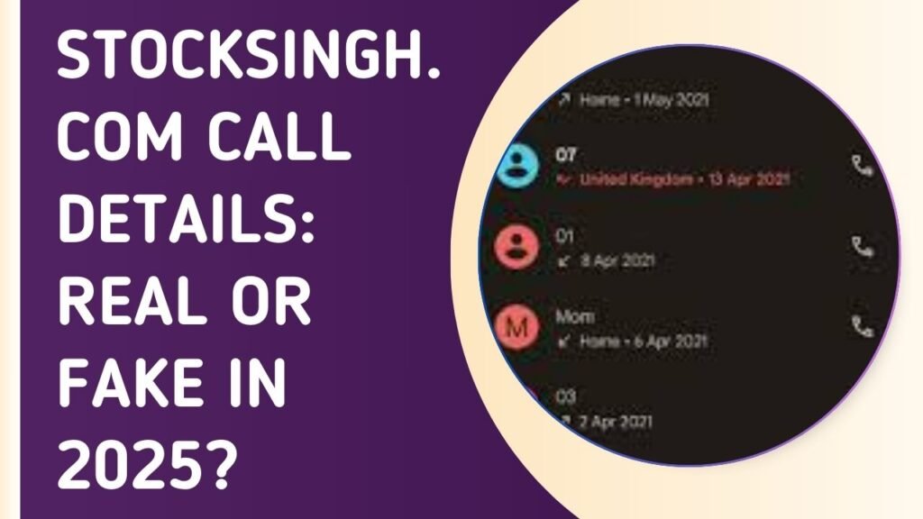 stocksingh com call details