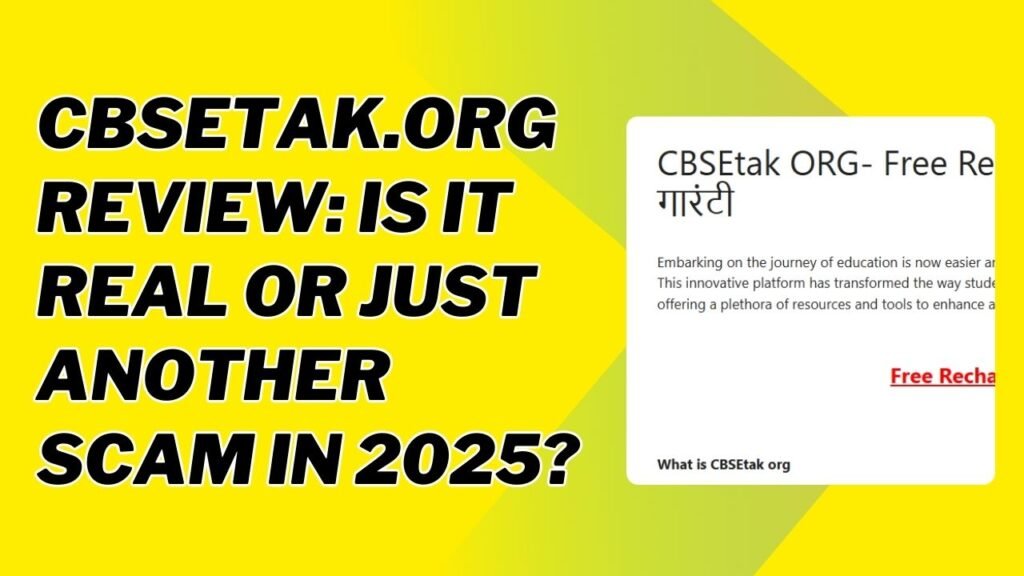 Cbsetak org is real or fake