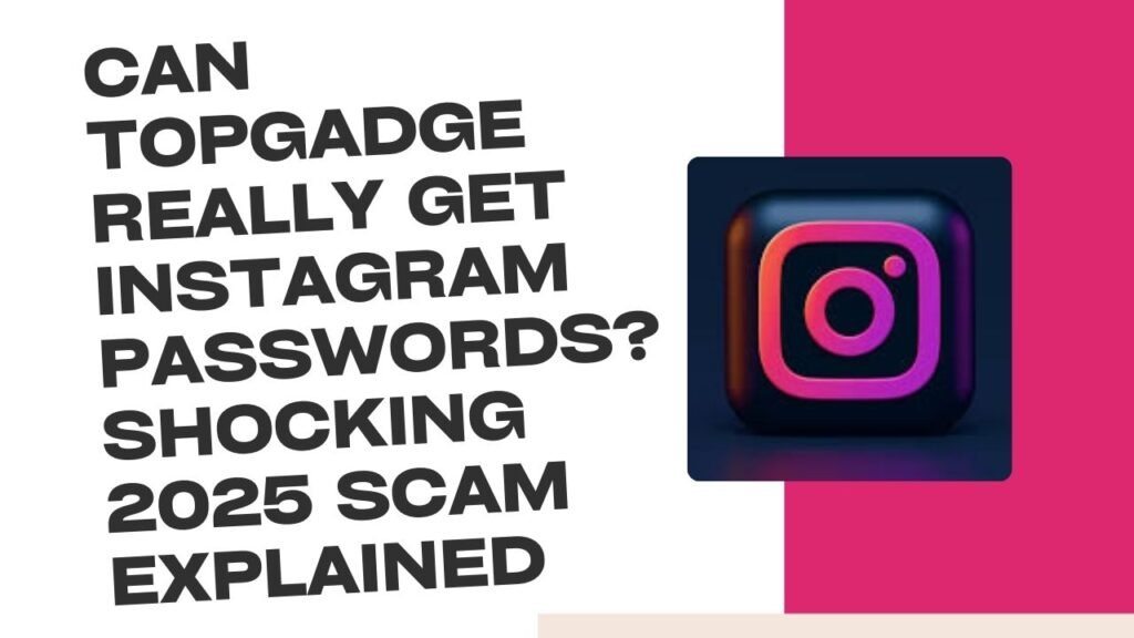 Topgadge instagram password